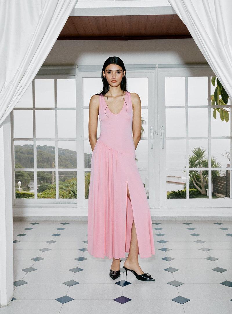 LAAGAM ATENEA PLEATED DRESS