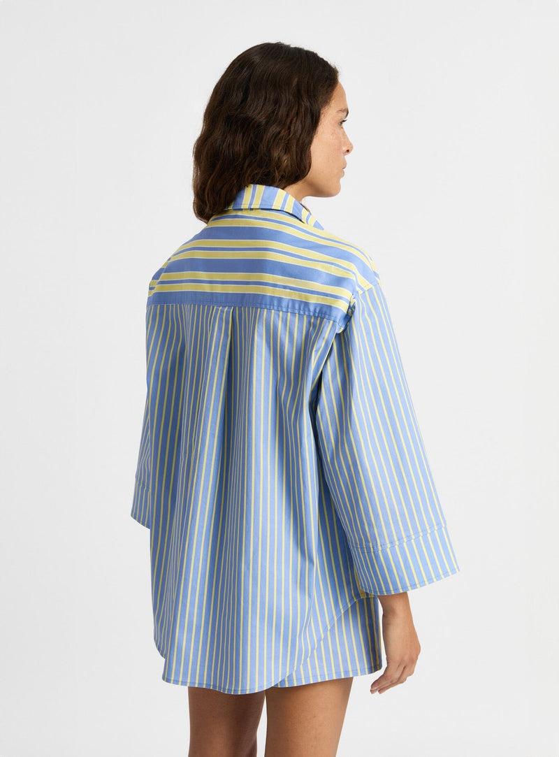 LAAGAM CAOS BLUE POPLIN SHIRT