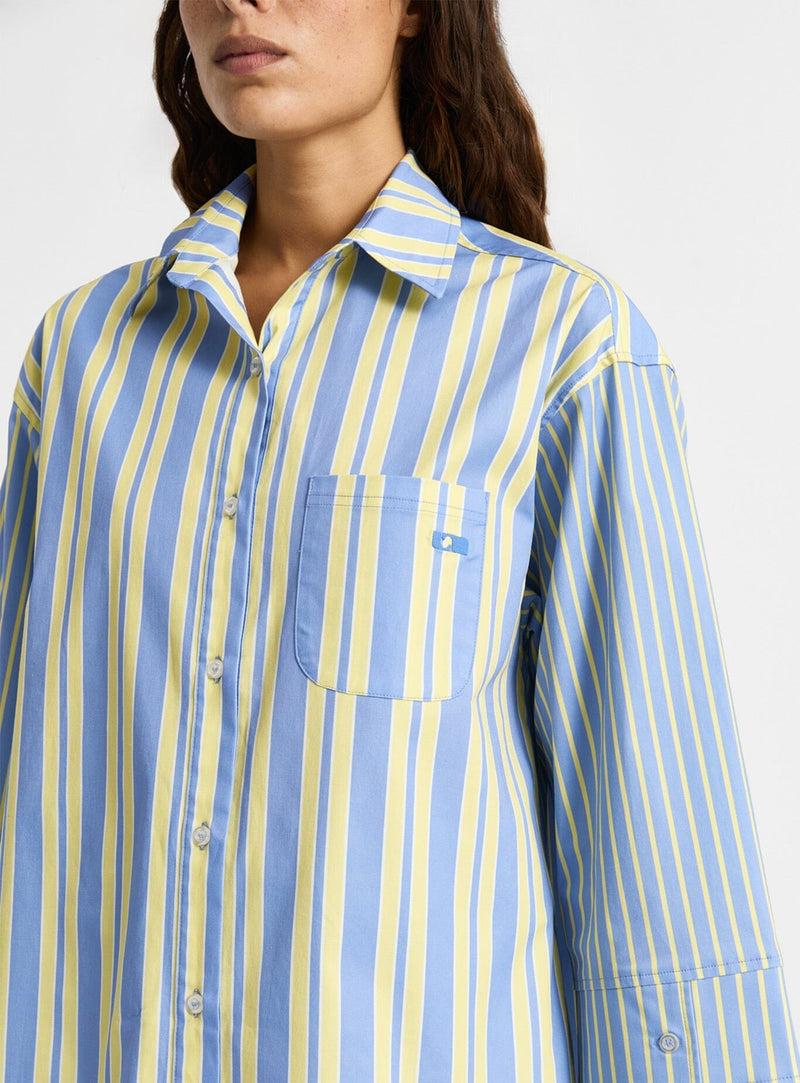 LAAGAM CAOS BLUE POPLIN SHIRT