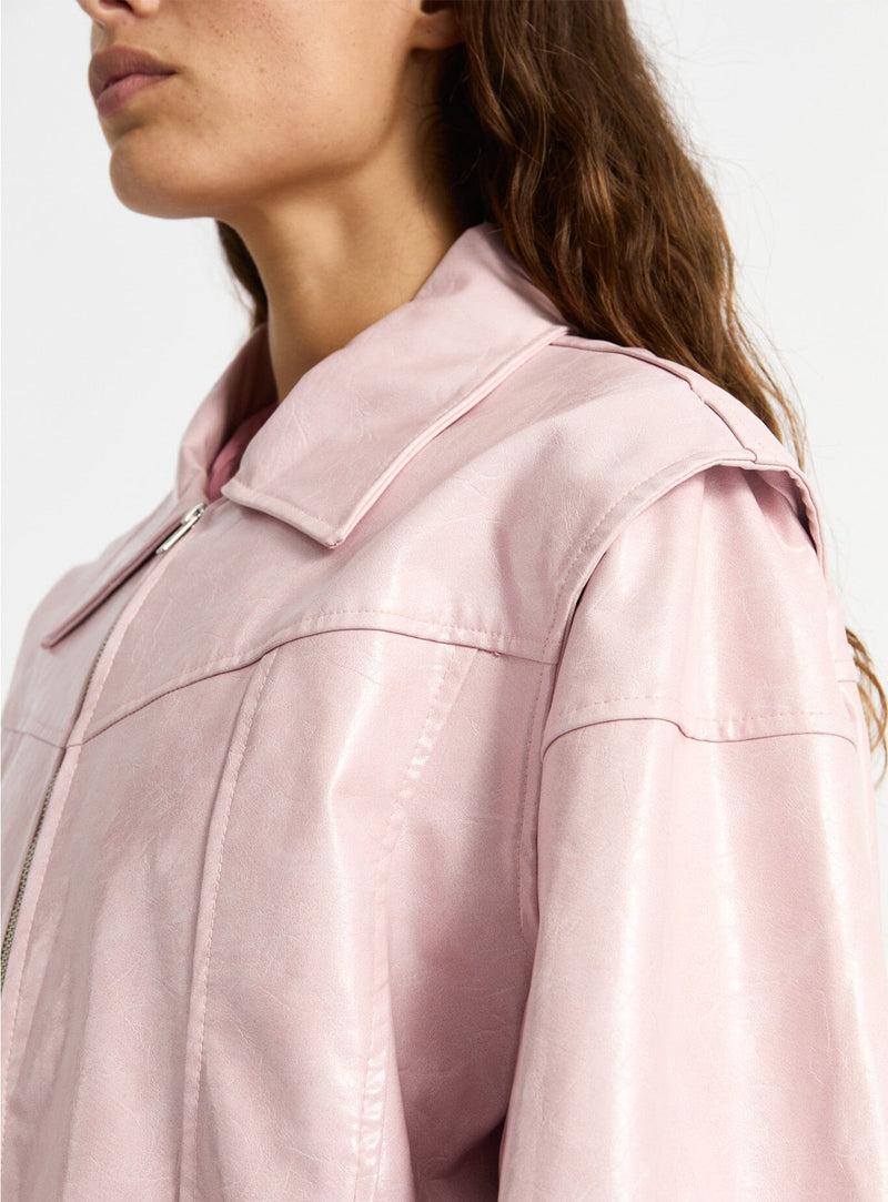 LAAGAM CUPIDO PINK BOMBER JACKET