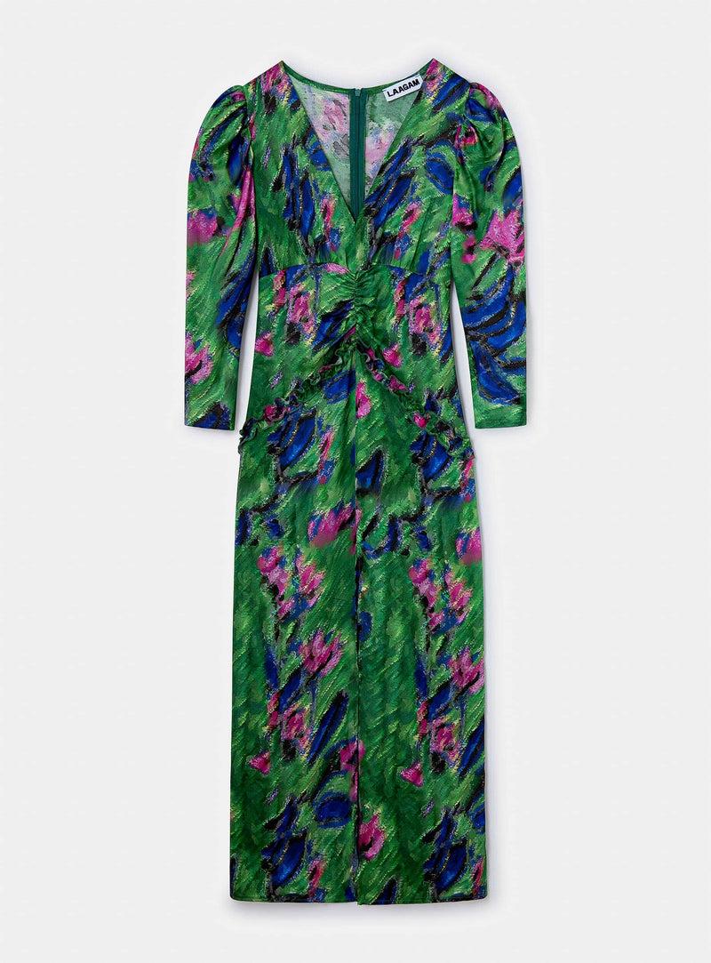 LAAGAM FELLINI FLORA MIDI DRESS