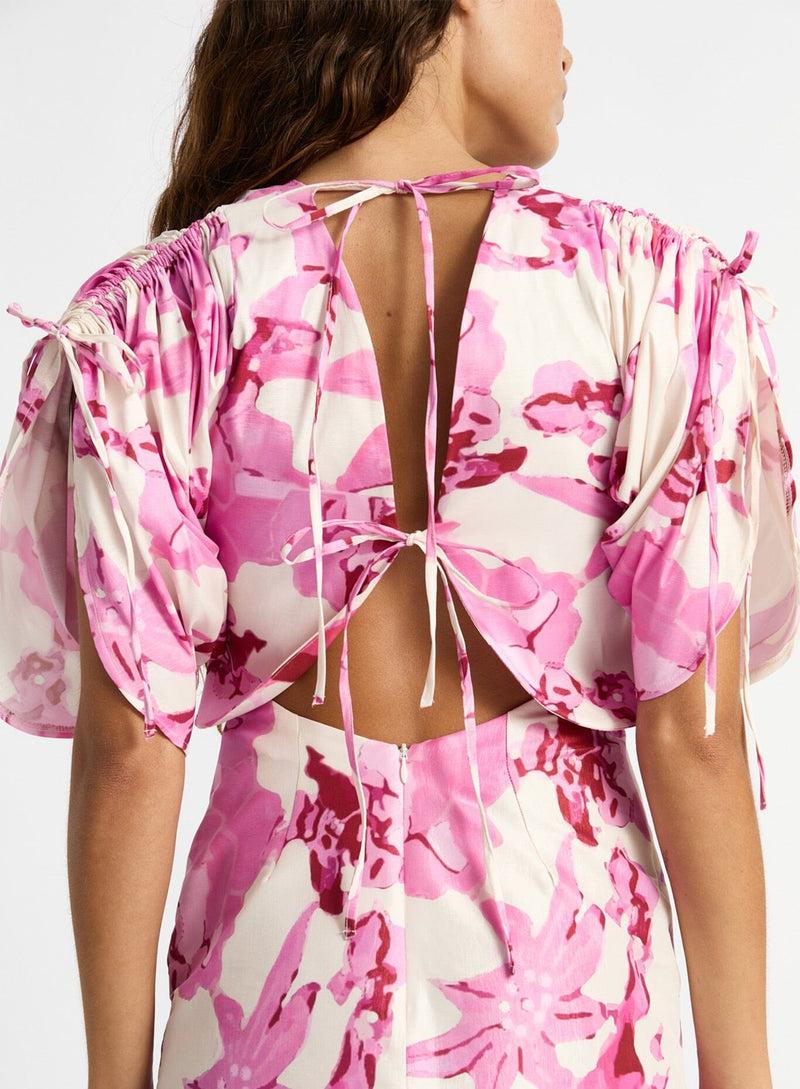 LAAGAM IDUNA FLORA SHORT DRESS