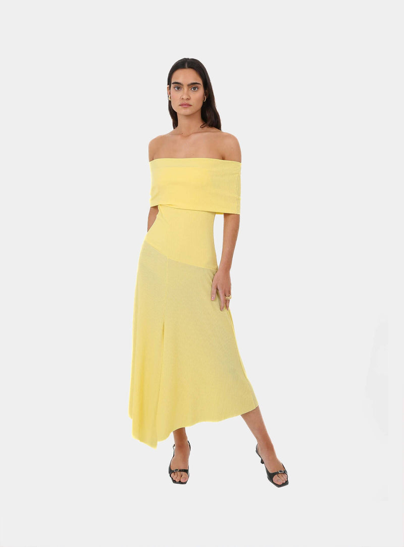 LAAGAM JACKIE GIALLA DRESS