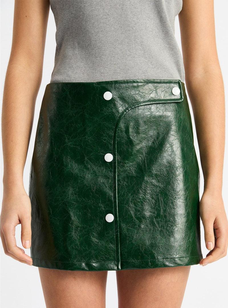 LAAGAM LENA GREEN SKIRT