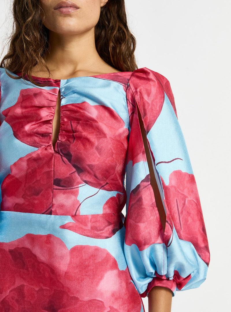 LAAGAM LIZA FLEUR POPPY DRESS