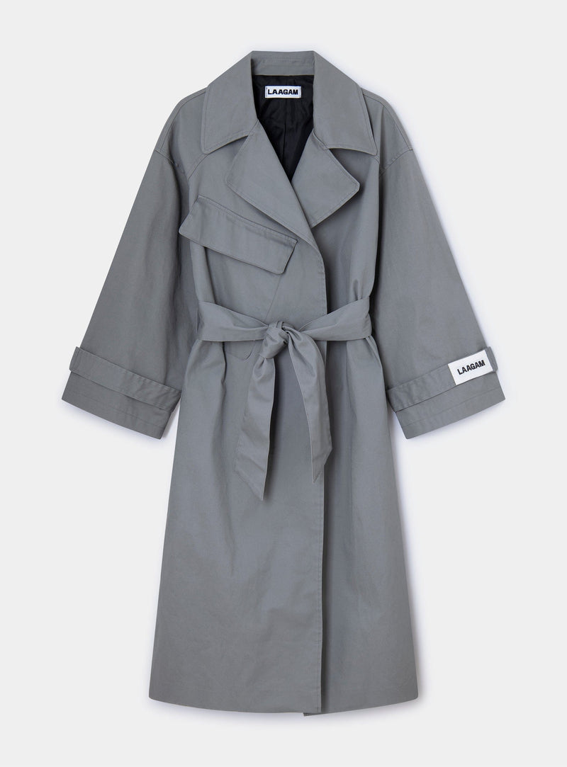 LAAGAM LONDRES GREY TRENCH