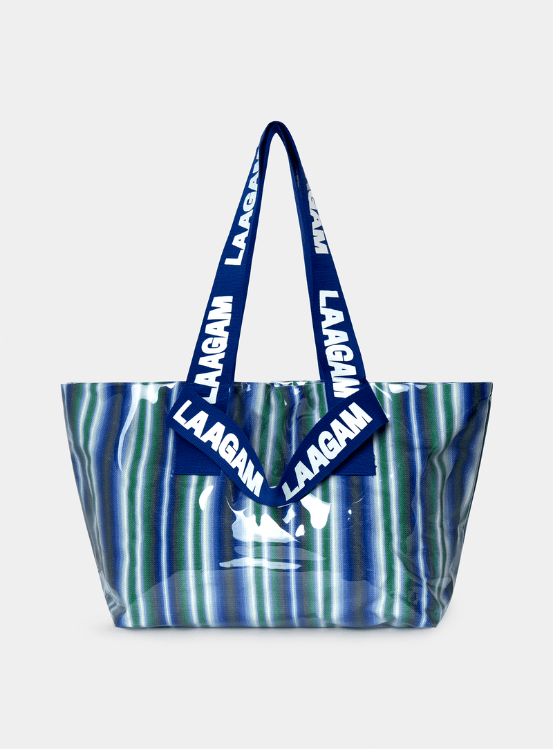 LAAGAM MALMÖ STRIPE SHOPPER BAG