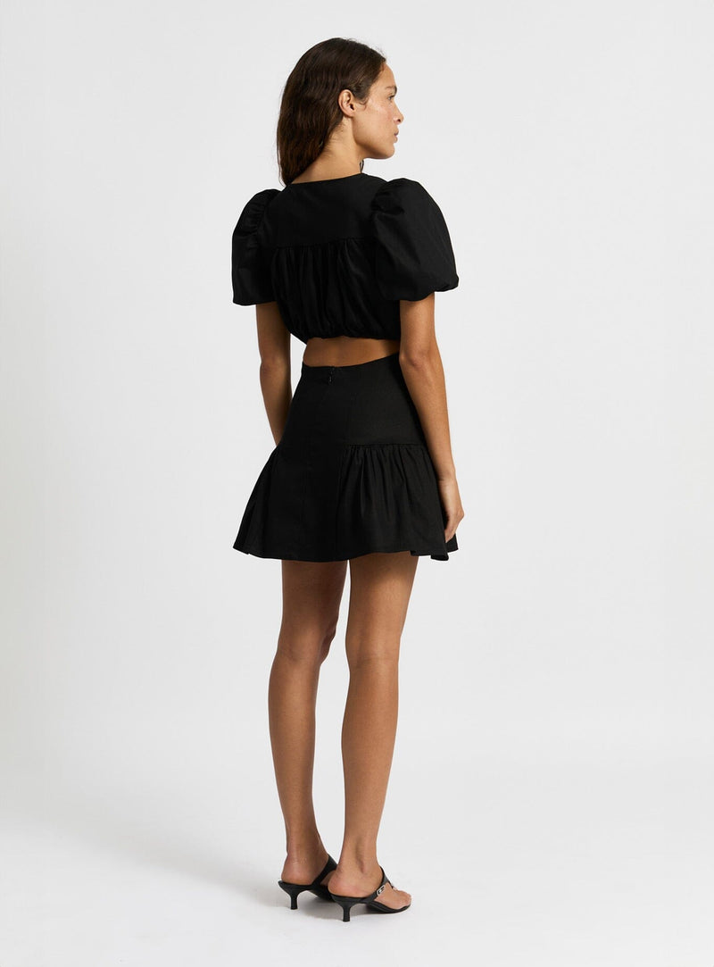 LAAGAM MILLIE BLACK SHORT DRESS